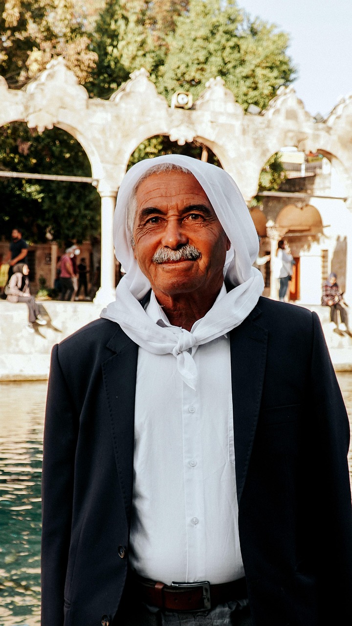 man, senior, shemagh, portrait, keffiyeh, scarf, elderly, old man, old uncle, uncle, suit, fish lake, urfa, şanlıurfa, turkey, uncle, uncle, uncle, uncle, uncle